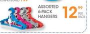 Assorted 6-Pack Hangers-Per Pack