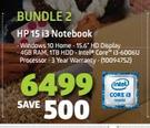 HP 15 i3 Notebook Bundle 2 