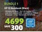 HP 15 Notebook (Black) Bundle 1 