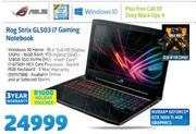 Asus Rog Strix GL503 i7 Gaming Notebook