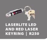 Laserlite LED And Red Laster Keyring-Each