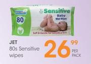 Jet 80s Sensitive Wipes-Per Pack