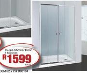 In line Shower Door 1800mm