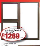 Aluminium Window Top Hung 1200x1200mm