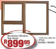Aluminium Window Top Hung 1200x900mm