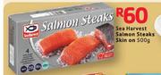Sea Harvest Salmon Steaks Skin On-500G