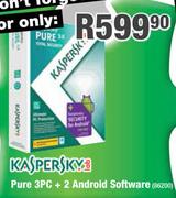 Kaspersky Pure 3PC + 2 Android Software