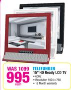 Telefunken 15" HD Ready LCD TV Each