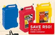 Addis 25Ltr Water Container