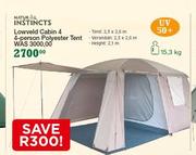 Natural Instincts Lowveld Cabin 4 4-Person Polyester Tent