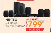 Nu-Tec 5.1 Home Theatre System