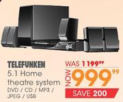 Telefunken 5.1 Home Theatre System 