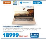 Lenovo Ideapad 530S i7 Notebook
