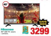 Hisense 40" Full HD LED TV 40N2176