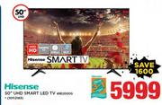 Hisense 50" UHD Smart LED TV 49E2000G