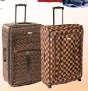 50cm Brown Check Luggage