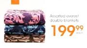 Assorted Everest Double Blankets-Each