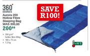 360 Degrees Aurora 200 Hollow Fibre Sleeping Bag