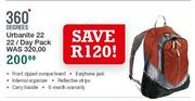 360 Degrees Urbanlte 22 Day Pack-22L