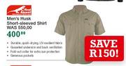 First Ascent Men's Husk Short-Sleeved Shirt
