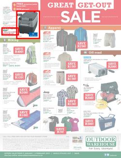 Outdoor Warehouse : Great Get-Out Sale (11 Jan - 2 Feb 2014), page 2