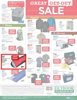 Outdoor Warehouse : Great Get-Out Sale (11 Jan - 2 Feb 2014), page 2