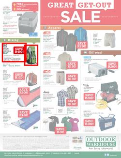 Outdoor Warehouse : Great Get-Out Sale (11 Jan - 2 Feb 2014), page 2