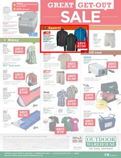 Outdoor Warehouse : Great Get-Out Sale (11 Jan - 2 Feb 2014), page 2