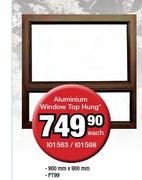 Aluminium Window Top Hung-900mmx900mm