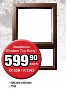 Aluminium Window Top Hung-600mmx900mm