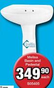Melisa Basin And Pedestal S05405-Each