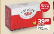 Five Roses 200's Tagless Teabags
