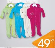 Coral Fleece Sleepsuits-Each