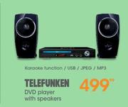 Telefunken-DVD Player With Speakers