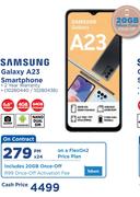 Samsung Galaxy A23 Smartphone-On A Flex On 2 Price Plan