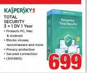 Kaspersky Total Security 3+1 DV 1 Year