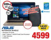 Asus 15.6" Notebook Bundle
