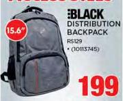 Black 15.6" Distribution Backpack RS129