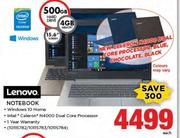 Lenovo 15.6" Notebook-Each