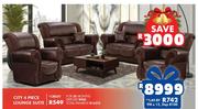 City 4 Piece Lounge Suite