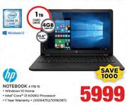 HP Notebook 4 1TB 15