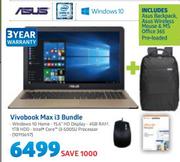 Asus 15.6" Vivobook Max i3 Bundle
