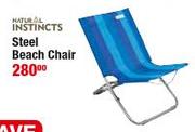 Natural Instincts Steel Beach Chair