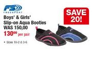 FS Boys' & Girls' Slip-On Aqua Booties-Per Pair