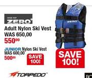 Zero Junior Nylon Ski Vest