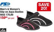 FS Men's & Women's Slip-On Aqua Booties-Per Pair