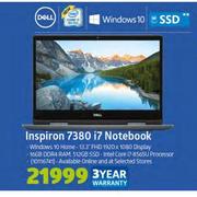 Dell Inspiron 7380 i7 Notebook