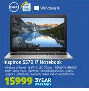 Dell Inspiron 5570 i7 Notebook