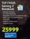 Asus Tuf FX505 Gaming i7 Notebook