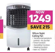 Logik 105cm 1 Light Ceiling Fan